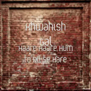 Haare Haare Hum to Dil Se Hare Khwahish Gal