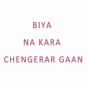 Biya Na Kara Chengerar Gaan image