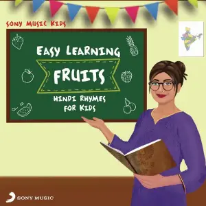 Easy Learning Hindi Rhymes for Kids Fruits image