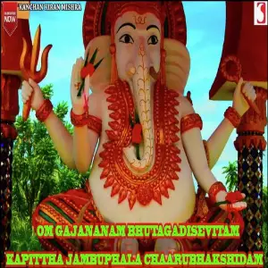 Gajananam Ganesh Mantra image
