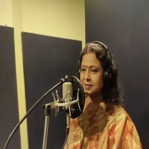 Pujoy Ebar Chaina Amar Benarasi Saree image