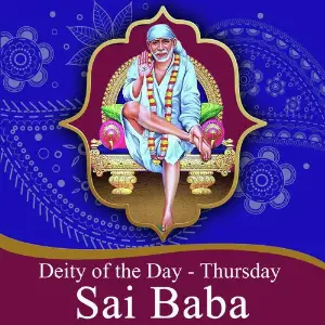 Deity Of The Day - Thursday (Sai Baba) image