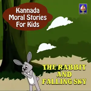 Kannada Moral Stories for Kids - The Rabbit And Falling Sky image