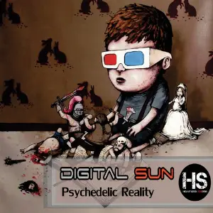Psychedelic Reality Digital Sun